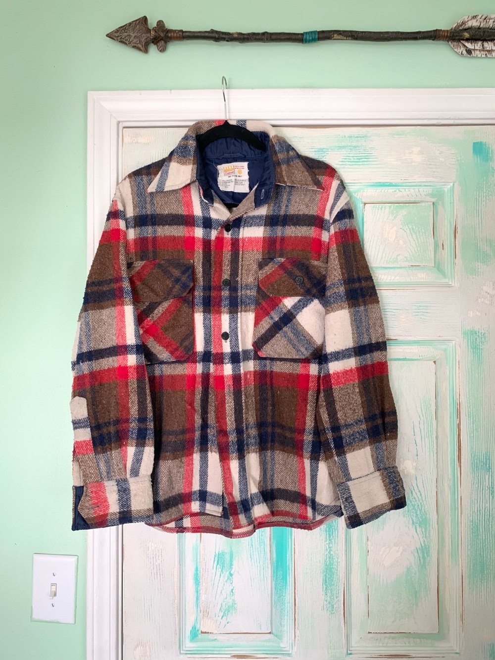 Vintage Men’s Cranbrook Red Tartan Plaid Wool Jacket